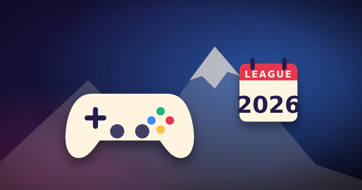 Snowy mountains behind a game controller and a calendar, for Nepal’s esports league